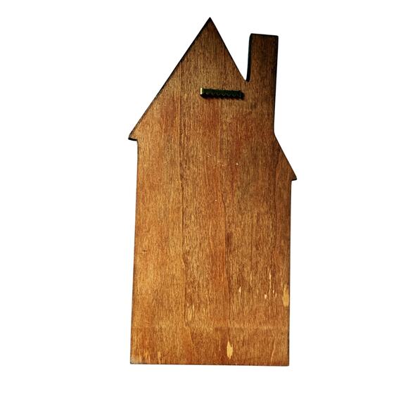 Hand painted Cottagecore Country Main Street Cafe House Dog Wall Decor farmhouse - Picture 4 of 4